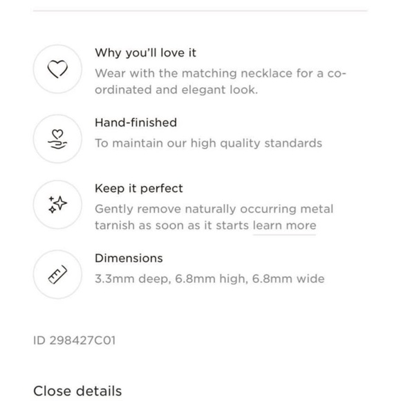 Elevated Heart Stud Earrings Sterling silver PANDORA perfect valentines gift - Picture 9 of 9